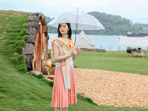 模特SUK拍摄 戈壁外景拍摄 初秋款拍摄 