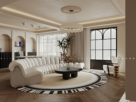 法式大平层案例