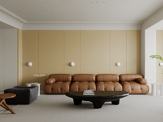 NONO STUDIO 红洞石点缀的极简空间（个人主页-ZNjM1NzgxMjg=） - 家装设计 - 站酷设计师NONO空间研究室原创素材 - 站酷ZCOOL