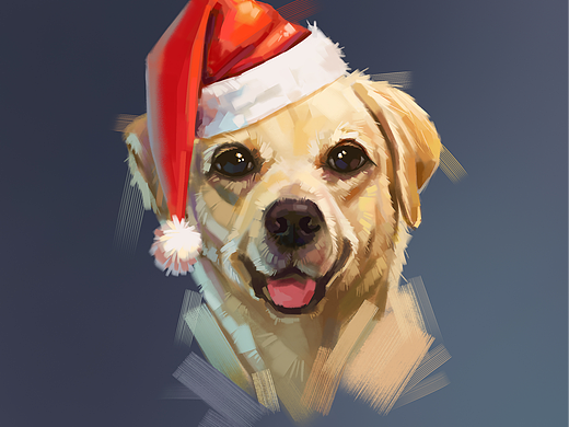 狗狗插画