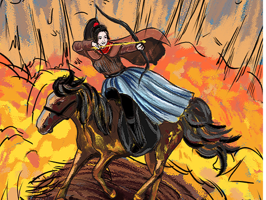 朱蒙神君（個人主頁-ZNjUwNDQ0MDg=） - 商業(yè)插畫 - 站酷設(shè)計師陳陳一碗原創(chuàng)素材 - 站酷ZCOOL