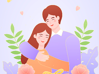 情人节矢量插画