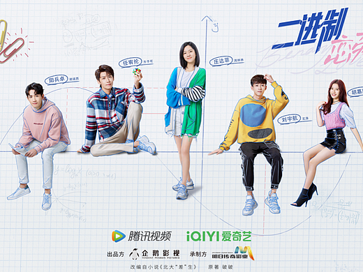 青春励志甜宠剧《二进制恋爱》海报合集