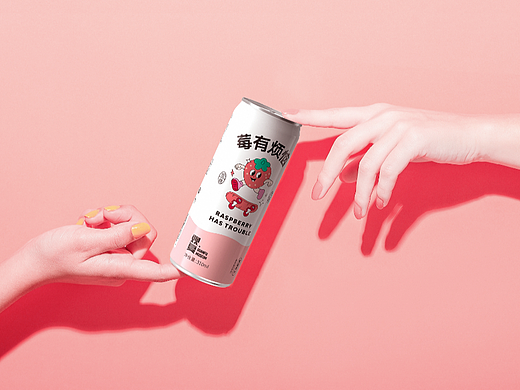 易拉罐水果风味饮料包装设计