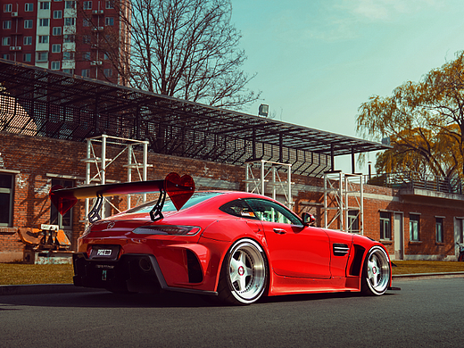 汽车摄影：M-B AMG GT 
