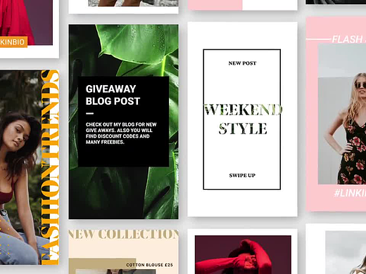 AE模板 | 竖版专业设计时尚社交媒体应用程序宣传片