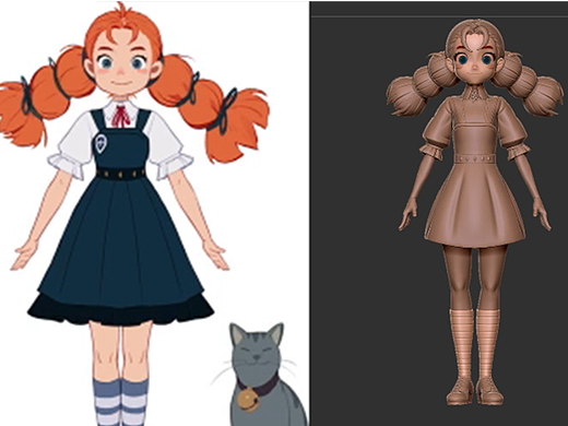 ZBrush-小女孩角色雕刻教程。zbrush基础教程