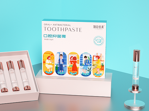 独自悠美 口腔抑菌牙膏，牙膏换着用更科学健康