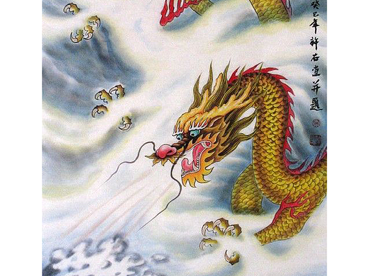 彩凤来仪日丽。金龙起舞春新