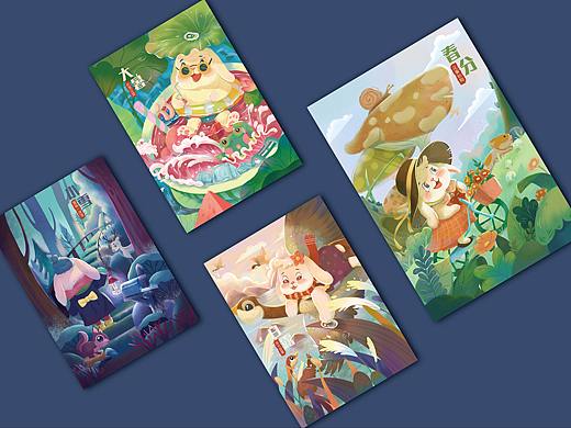 节气插画（个人主页-ZNjY3NzQ1MTI=） - 儿童插画 - 站酷设计师瑶啊瑶插画原创素材 - 站酷ZCOOL