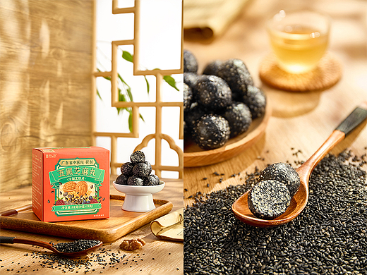 五黑芝麻丸拍摄