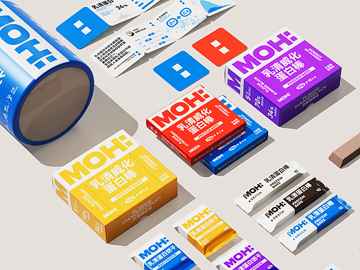 MOH饥刻×SansStudio｜蛋白棒产品系列包装设计