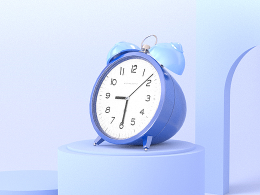 C4D鬧鐘練習（個人主頁-ZNTk3MjA3NjA=） - 其他平面 - 站酷設(shè)計師遠霧長原創(chuàng)素材 - 站酷ZCOOL