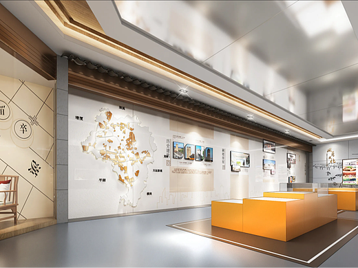展厅设计-某展览馆历史区部分