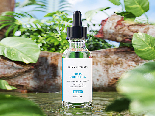 c4d-修丽可色修精华 超现实场景