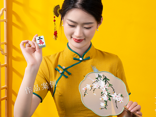 麻将牌/麻将机摄影