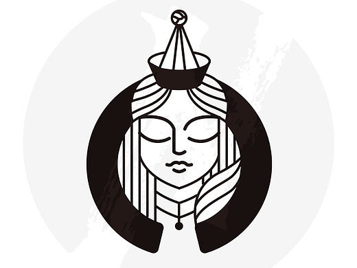 【蒙古文LOGO设计】萨力沁奶茶馆LOGO设计