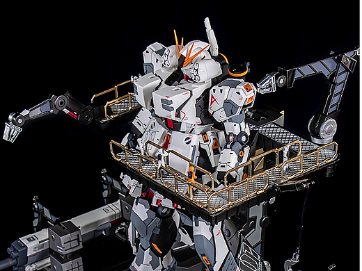 万代MG1/100重装牛高达PB限定+地台刻线分色