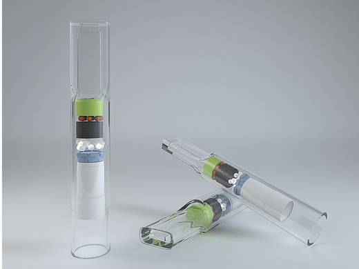 烟嘴过滤器建模