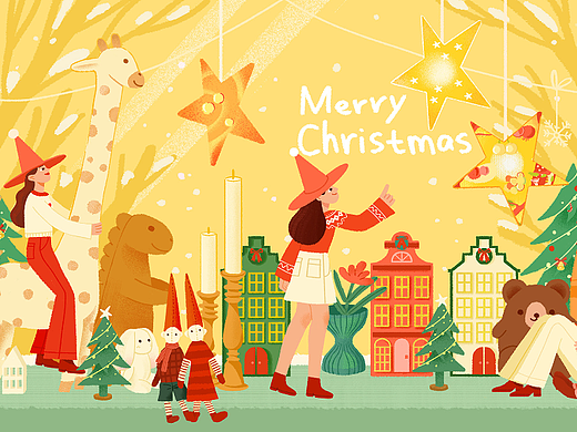 圣诞系列插画 | Merry Christmas