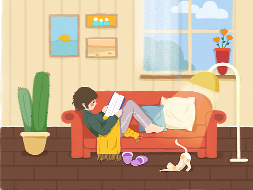 家居物品插畫（個人主頁-ZNjI0MTE0Mjg=） - 創(chuàng)作習作 - 站酷設計師熊宇玥原創(chuàng)素材 - 站酷ZCOOL