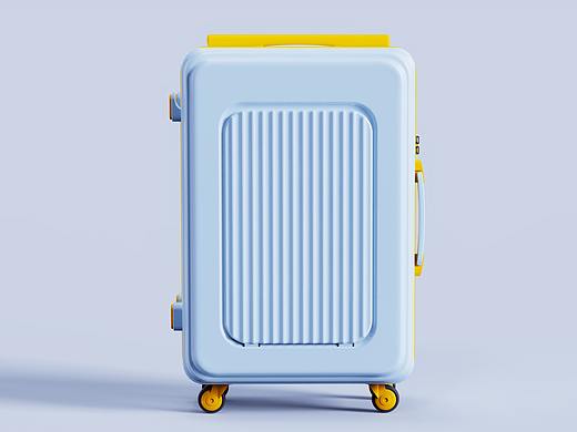 无限丨尾翼-多功能行李箱（个人主页-ZNjY3ODM0Njg=） - 生活用品 - 站酷设计师楼寒川原创素材 - 站酷ZCOOL