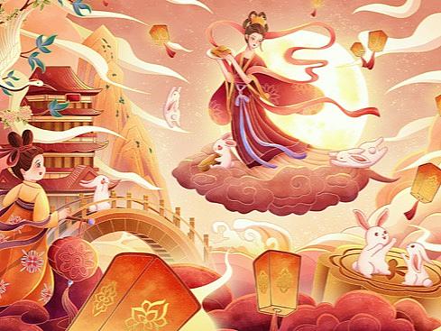 国风插画｜中秋佳节