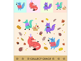 原创插画品牌设计|收集美好--丰收季