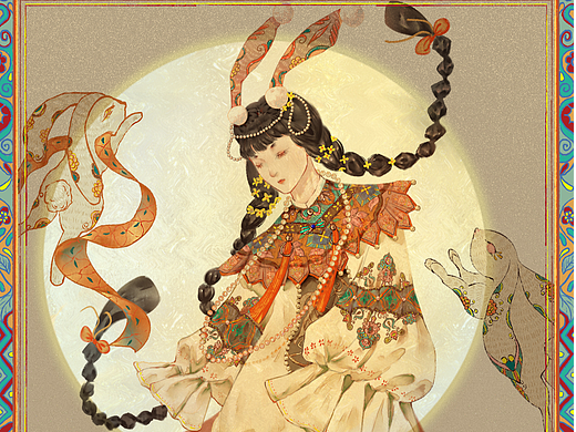 迎中秋 | 中秋贺图插画 