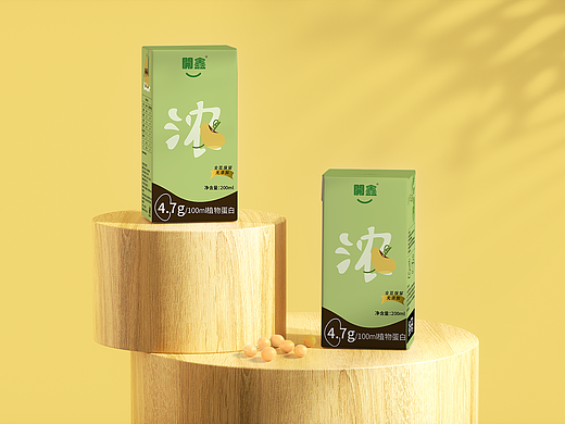 豆乳包装（个人主页-ZNjY2NjAxMDg=） - 包装 - 站酷设计师包子是黑的原创素材 - 站酷ZCOOL