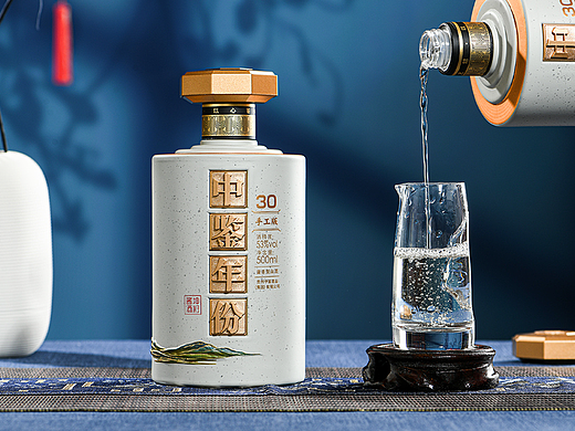 中鉴年份系列白酒包装