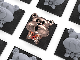 珠宝首饰｜“憨憨”与“吉吉”原创IP小熊