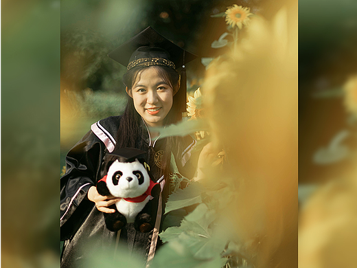 北京奥森向日葵花拍摄毕业照拍摄人像摄影写真北京约拍