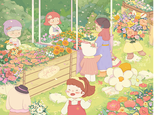 春天一起去逛花市呀