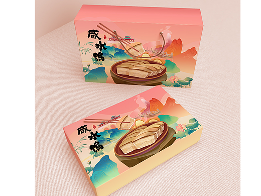 南京咸水鸭包装海报设计