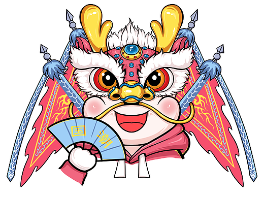 国潮京剧神龙娃娃