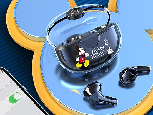 Disney迪士尼蓝牙耳机