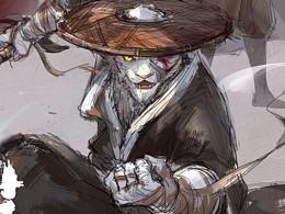 最近画的喵十一、蓝眼武士同人