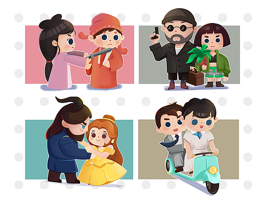 经典电影中的角色