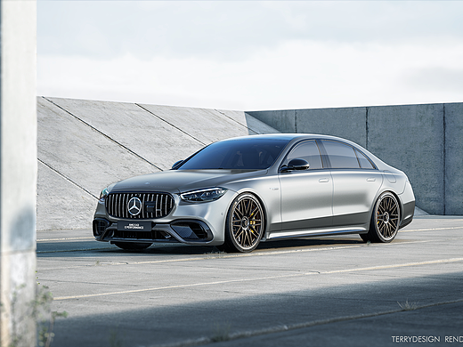奔驰AMG S 63 E  Performance 场景渲染