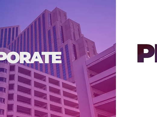 PR模板|专业设计简单文本动画平滑过渡公司品牌企业