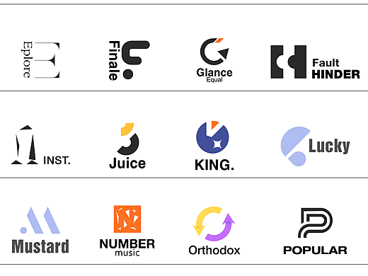 标志设计×英文LOGO设计×二十六个英文字设计