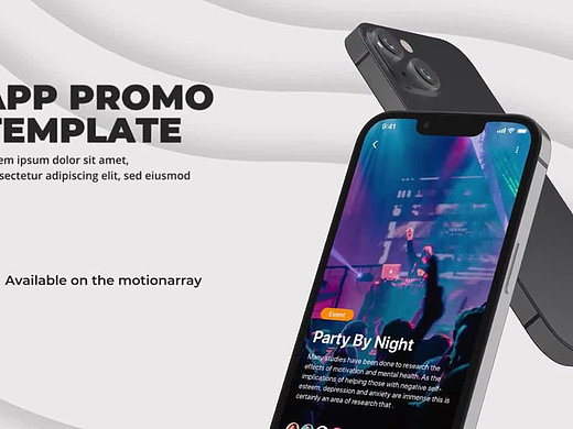 PR模板 | 简洁智能手机媒体动画标题展示新应用网站