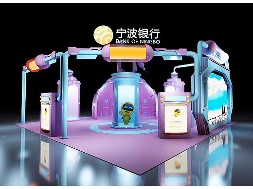 宁波银行展会设计
