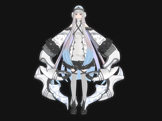 星界舞姬；卡通渲染（个人主页-ZNjczNTIzNTY=） - 人物/生物 - 站酷设计师无可奈何123原创素材 - 站酷ZCOOL