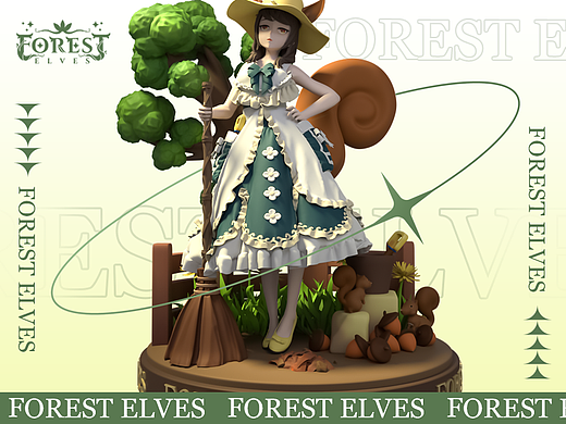Forest Elves | 森林之子  里娜