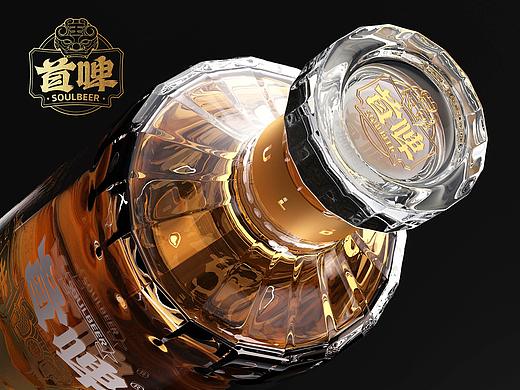 国潮精酿 首啤品牌“帅”啤包装设计