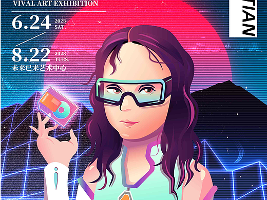 现代版《蒙娜丽莎Cyberpunk》