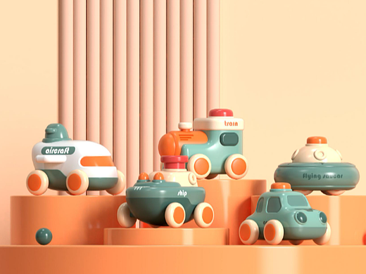 星穹创意设计丨按压回力小车