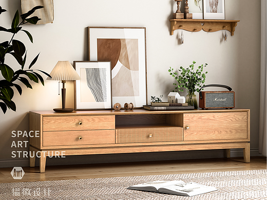 实木家具设计｜电商｜效果图｜建模｜韫徽设计